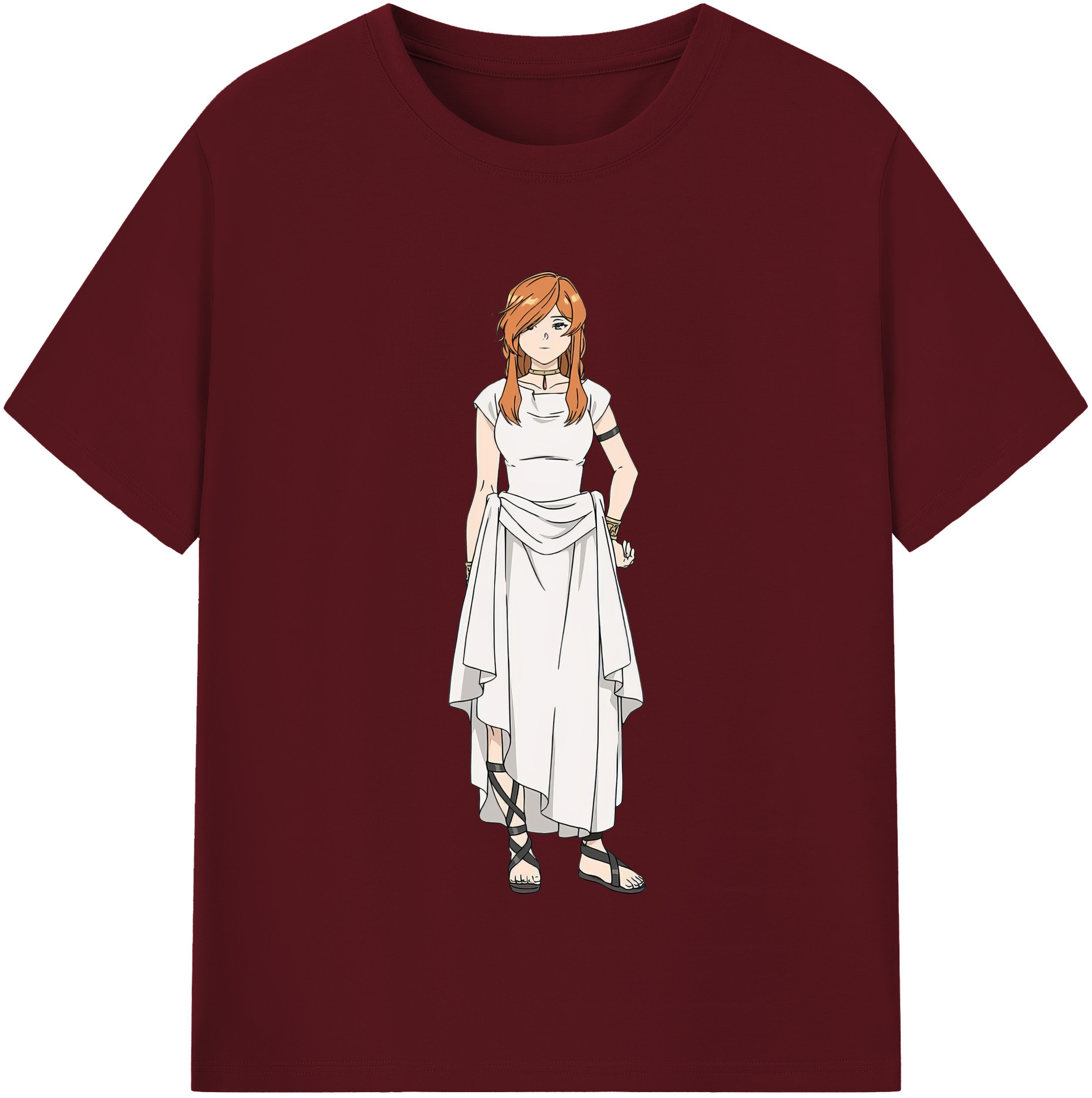 （画像用） 葬送のフリーレン Frieren 綿100％半袖Tシャツ（フロントプリント）